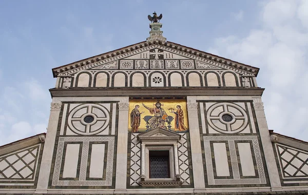 Detail of the church of San Miniato al Monte, Florence, Italy — Stock Photo, Image