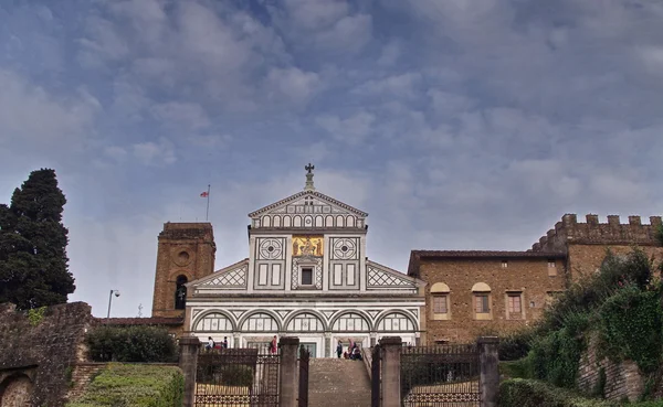 Biserica San Miniato al Monte, Florența, Italia — Fotografie, imagine de stoc