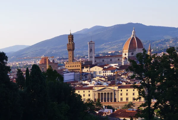 Uitzicht over Florence uit de Bardini tuin Italië — Stockfoto