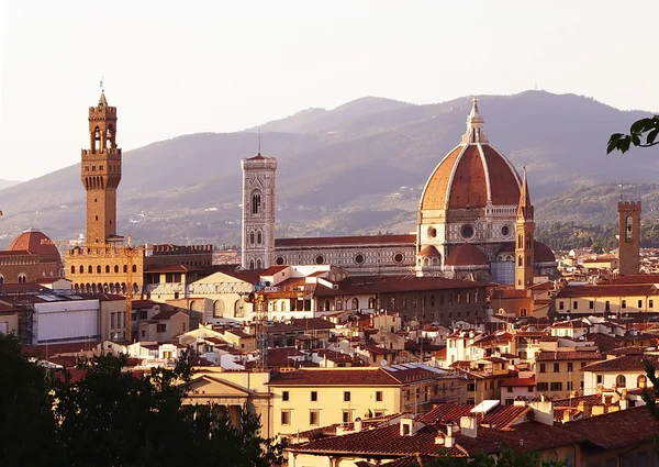 Vue de Florence depuis le jardin Bardini Italie — Photo
