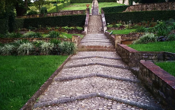 Escadaria no jardim Bardini Florença Itália — Fotografia de Stock