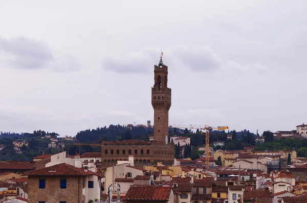 Blick auf das Zentrum von Florenz vom Glockenturm von Giotto, Italien — Stockfoto