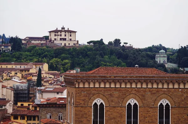 Vista del centro de Florencia desde el campanario de Giotto, Italia —  Fotos de Stock