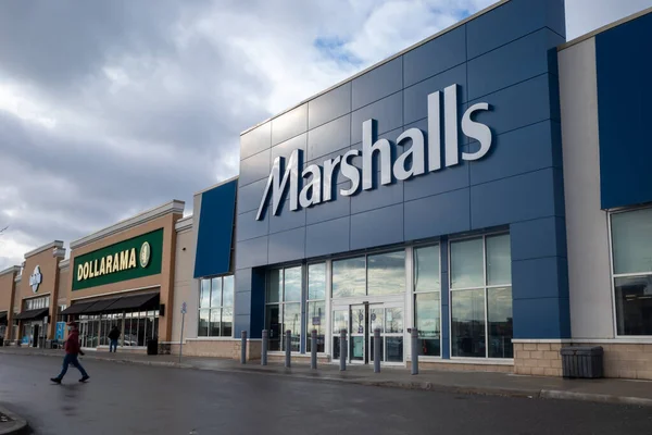 Ottawa Ontario Canada Dezember 2020 Ein Marshalls Einzelhandelskaufhaus Ottawa Barrhaven — Stockfoto