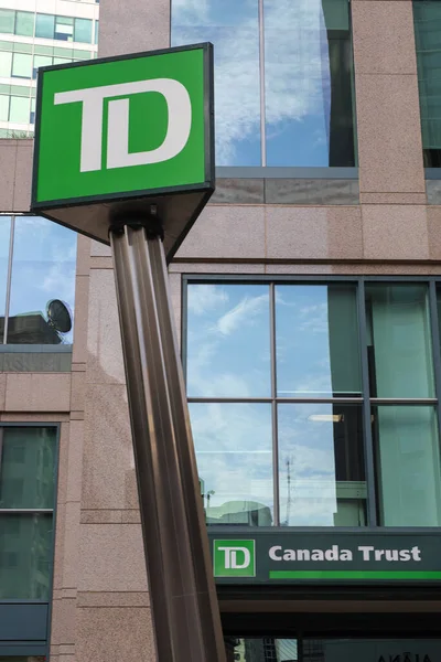 Ottawa Ontario Canada June 2021 Logo Toronto Dominion Bank Canada — Stock Photo, Image