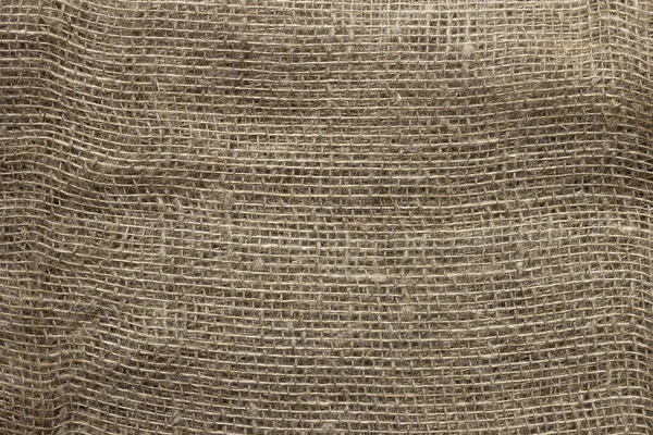 Textura Arpillera Natural Arrugada Cerca — Foto de Stock