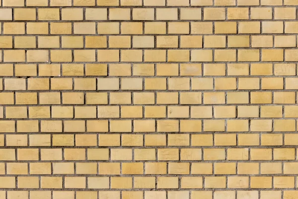 Oberfläche Einer Gelben Ziegelmauer — Stockfoto