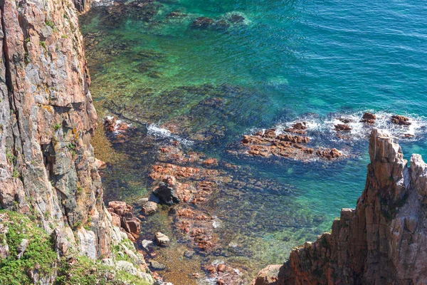 Malerische Landschaft Mit Blick Auf Die Felsen Und Das Meer — Stockfoto