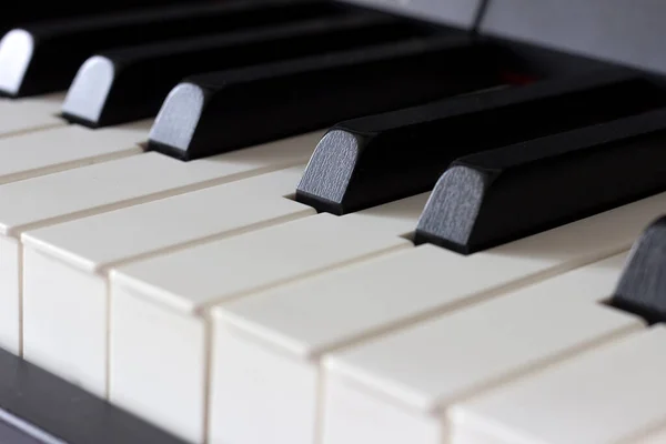 Gros Plan Sur Les Touches Électroniques Pour Piano — Photo
