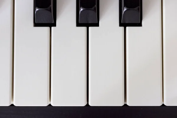 Gros Plan Sur Les Touches Électroniques Pour Piano — Photo