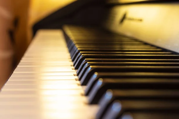 Gros Plan Sur Les Touches Électroniques Pour Piano — Photo