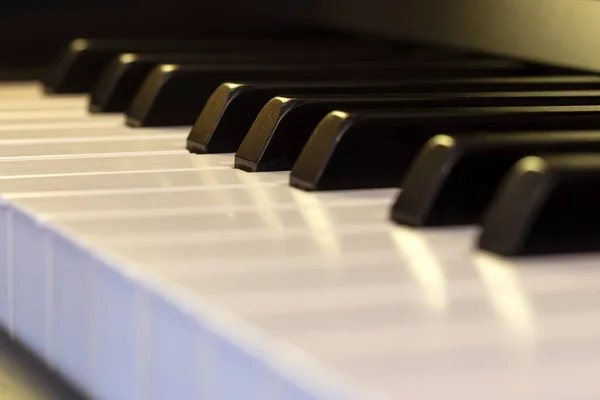 Gros Plan Sur Les Touches Électroniques Pour Piano — Photo