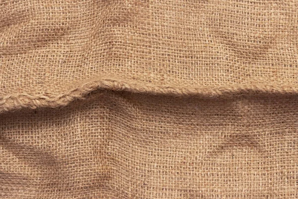 凹凸のある おおざっぱに織られたバラップの質感 — ストック写真