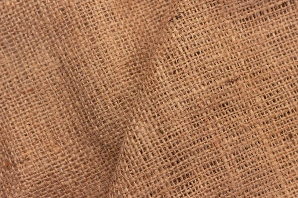 Textura Una Arpillera Desigual Arrugada Áspero Tejida —  Fotos de Stock