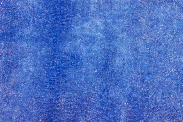 Superficie Terciopelo Azul Viejo Cubierto Polvo Fibras Textura Una Cubierta —  Fotos de Stock