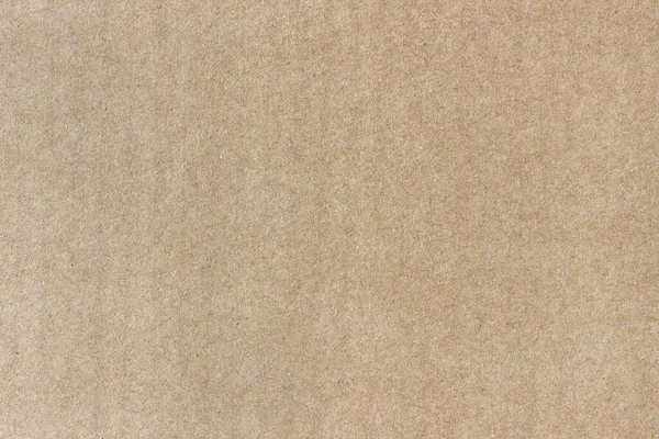 Superficie Una Hoja Cartón Plano Textura Marrón Claro Uniforme — Foto de Stock