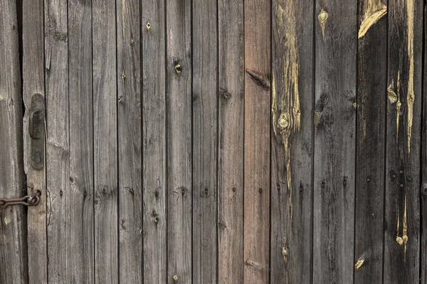 Superficie Una Antigua Pared Madera Hecha Tablas Oscurecidas Por Tiempo — Foto de Stock