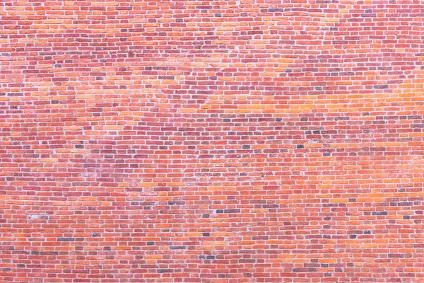Eine Ziegelmauer Einem Alten Haus Die Textur Von Gealtertem Mauerwerk — Stockfoto