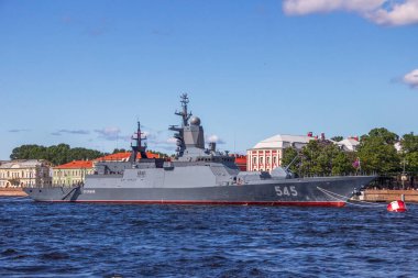 St.Petersburg, Rusya - 24 Temmuz 2021: 20380 tarihli 