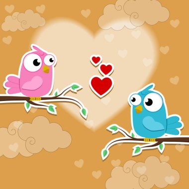 Mutlu sevgililer günü vektör arkaplan şablonu. Arka planda kalp unsurları olan sevgililer günü mesajı. Vektör İllüstrasyonu.