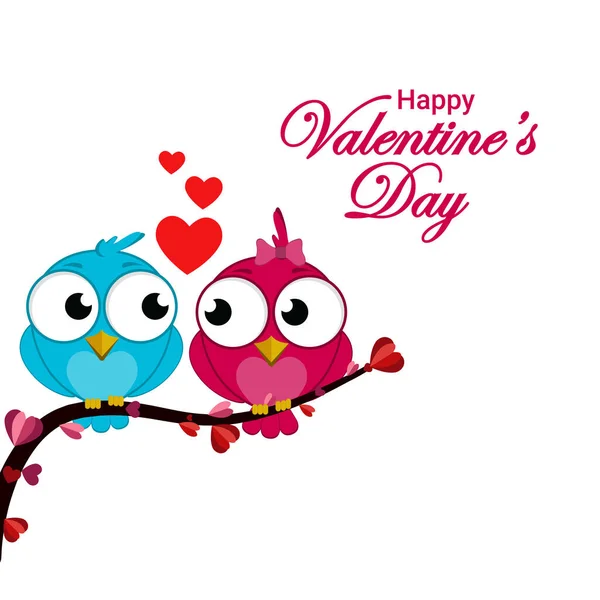 Happy Valentines Day Vector Background Template Valentine Greeting Text Heart — Stock Vector