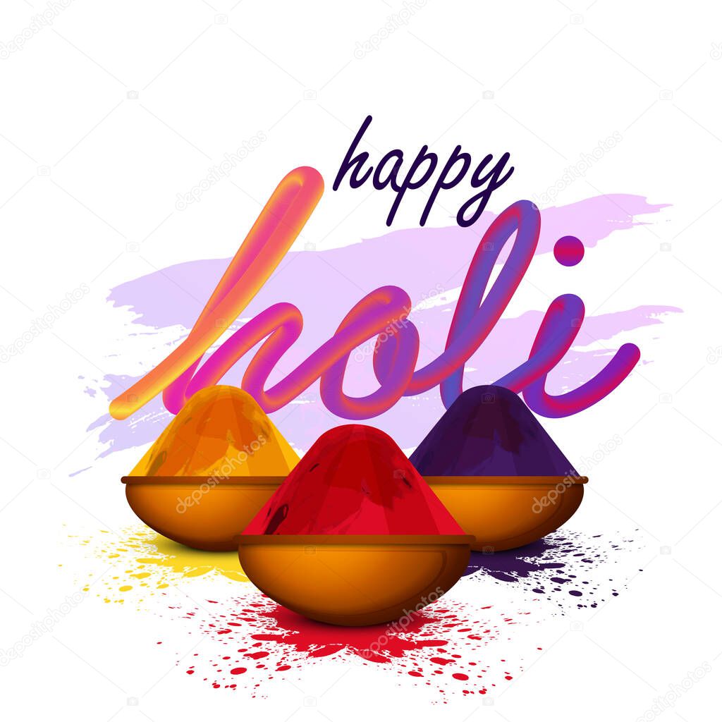 Happy Holi celebration, Indian Festival of Colours