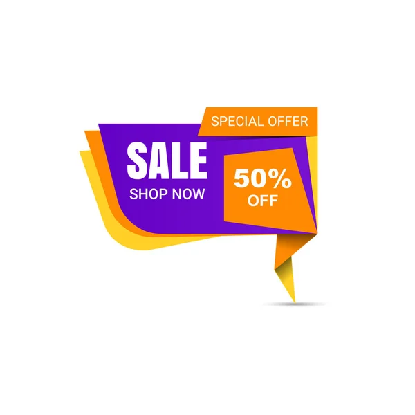 Super Sale Modern Banner Design Template Big Sales Discount Announce — Vettoriale Stock