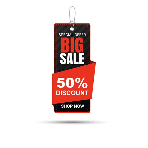 Super Sale End Season Special Offer Banner Vector Illustration —  Vetores de Stock