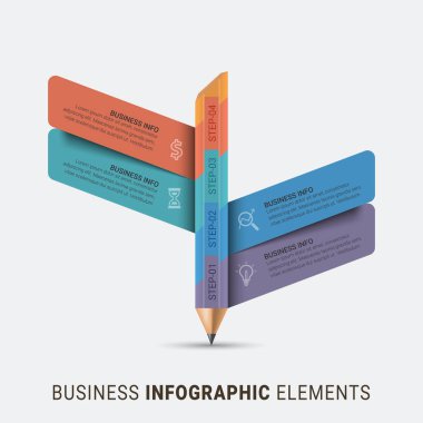 Bilgi grafikleri tasarım vektörü ve pazarlama simgeleri iş akışı düzeni, diyagram, yıllık rapor, web tasarımı için kullanılabilir.