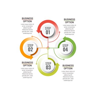 İş verisi görselleştirmesi. Basit bir bilgi tasarım şablonu. Soyut vektör illüstrasyonu.