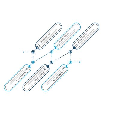 Vektör illüstrasyon Infographic tasarım şablonu. Süreç, sunumlar, düzen, afiş, bilgi grafiği için kullanılabilir.