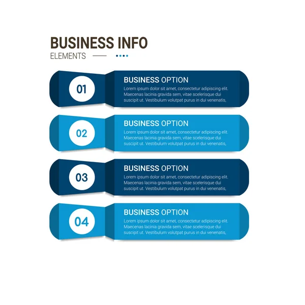 Visualisation Des Données Entreprise Modèle Conception Infographique Simple Illustration Vectorielle — Image vectorielle