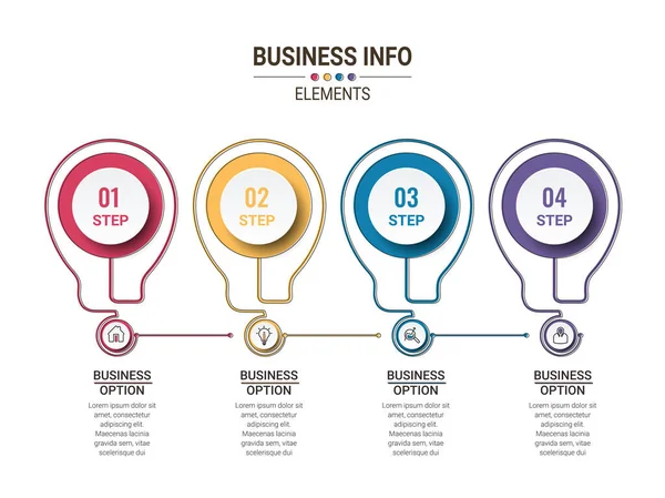 Иллюстрация Стиле Вектор Использоваться Диаграмм Презентаций Веб Сайтов Баннеров Печатных — стоковый вектор