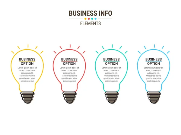 Infográficos Vector Business Gráficos Diagrama Dados Análise Financeira Fluxo Trabalho — Vetor de Stock