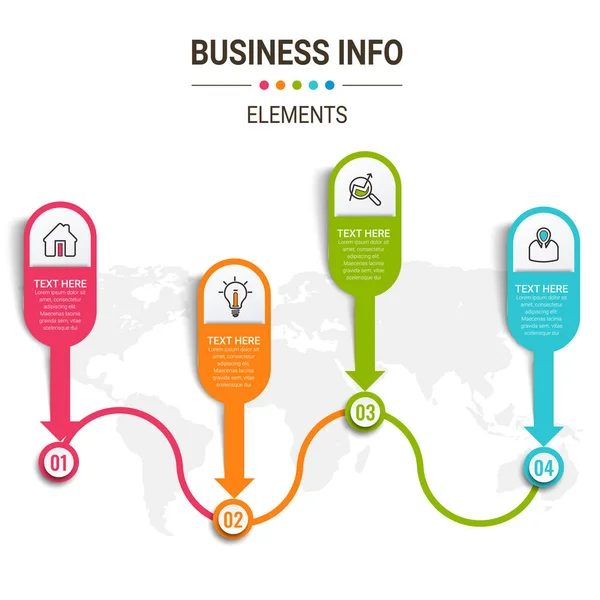Zeitachse Des Geschäftskonzepts Infografik Vorlage Kann Für Prozess Präsentationen Layout — Stockvektor
