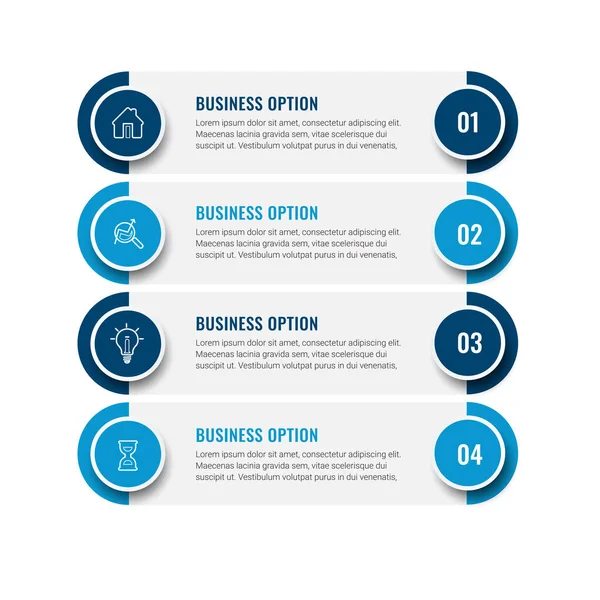 Infografik Design Vektor Und Marketing Symbole Kann Für Prozessdiagramm Präsentationen — Stockvektor