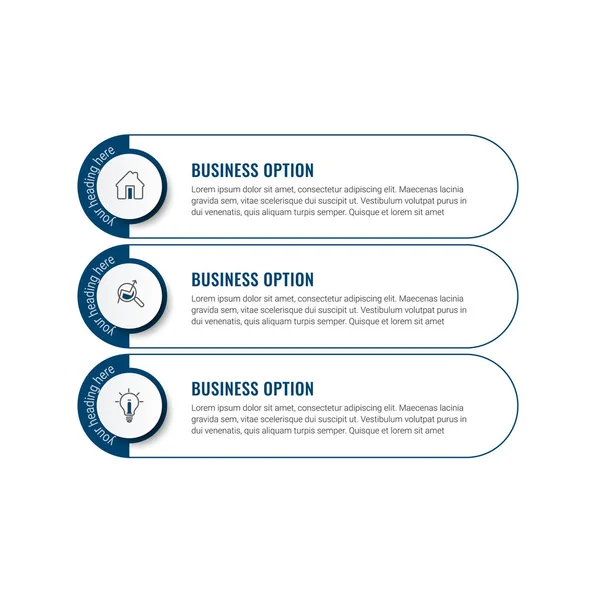 Infografik Design Vektor Und Marketing Symbole Kann Für Prozessdiagramm Präsentationen — Stockvektor