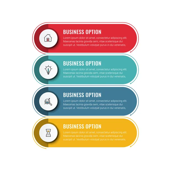 Business Concept Timeline Infograph Template Can Used Process Presentations Layout — Stock Vector