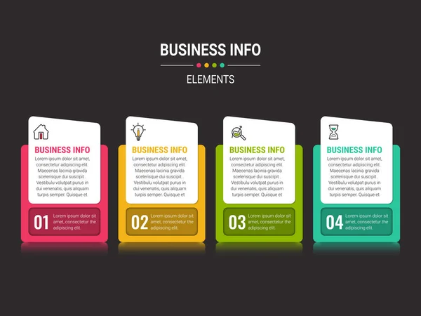 Concept Entreprise Calendrier Modèle Infographie Peut Être Utilisé Pour Processus — Image vectorielle