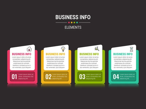 Concept Entreprise Calendrier Modèle Infographie Peut Être Utilisé Pour Processus — Image vectorielle