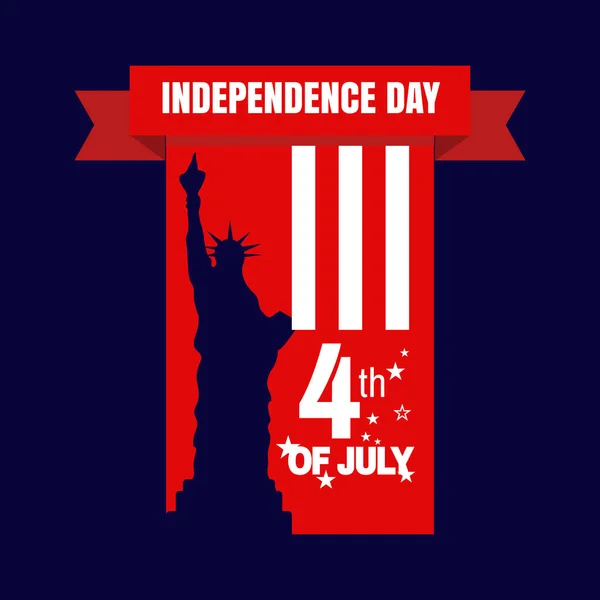 Unabhängigkeitstag Usa Verkaufsförderung Banner Vorlage Usa Independence Day Banner Zum — Stockvektor