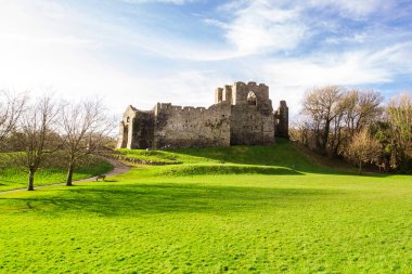 Oystermouth Castle, Mumbles. Swansea, Wales, United Kingdom clipart