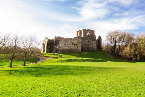 Oystermouth Castle Mumbles Swansea Wales — 스톡 사진