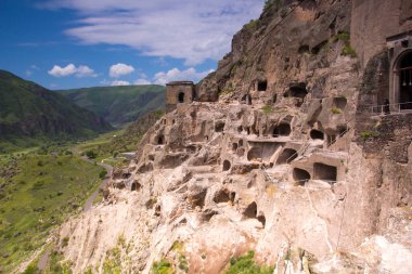 Vardzia mağara manastırı kompleksi. Georgia