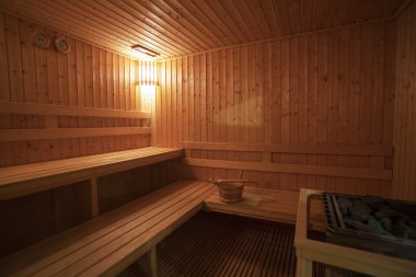 Boş Sauna Oda arka plan