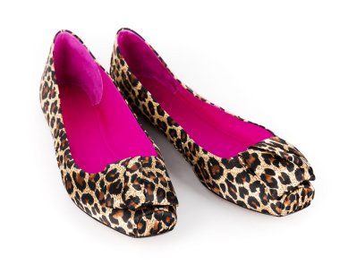 Bir çift çizgili kaplan daireler Ayakkabı