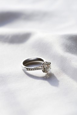 Alyans kumaş arka plan üzerinde