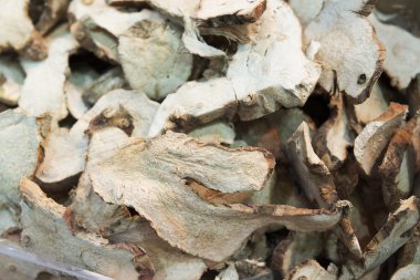 Kurutulmuş dilimlenmiş zencefil arka plan