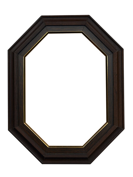 Vintage hexagon picture frame