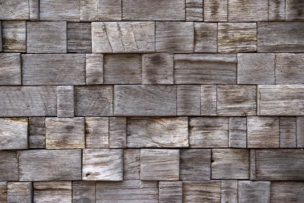 Antiguo patrón cuadrado de madera fondo — Foto de Stock